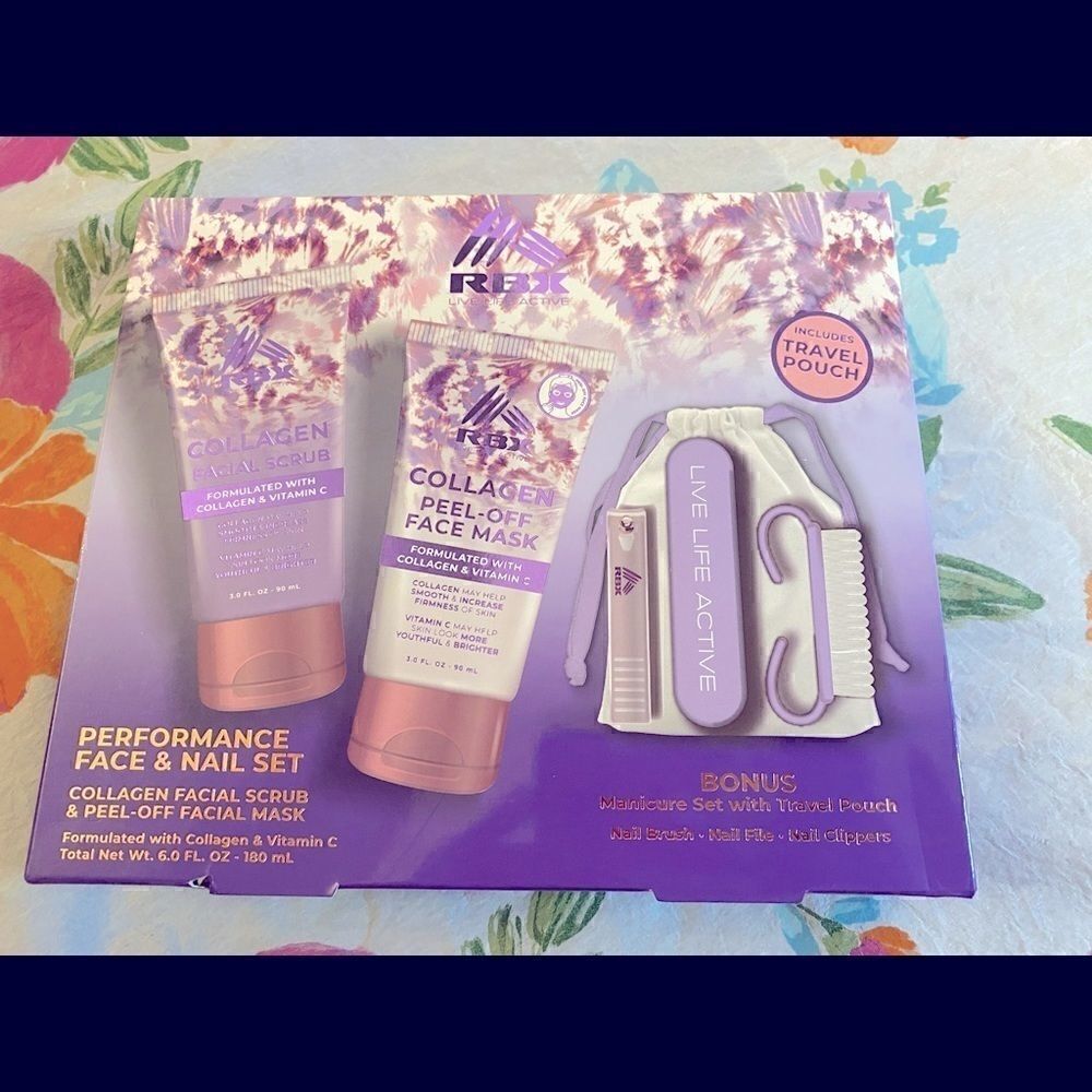 🛍RBX Performance Face & Nail Set With Travel Pouch
